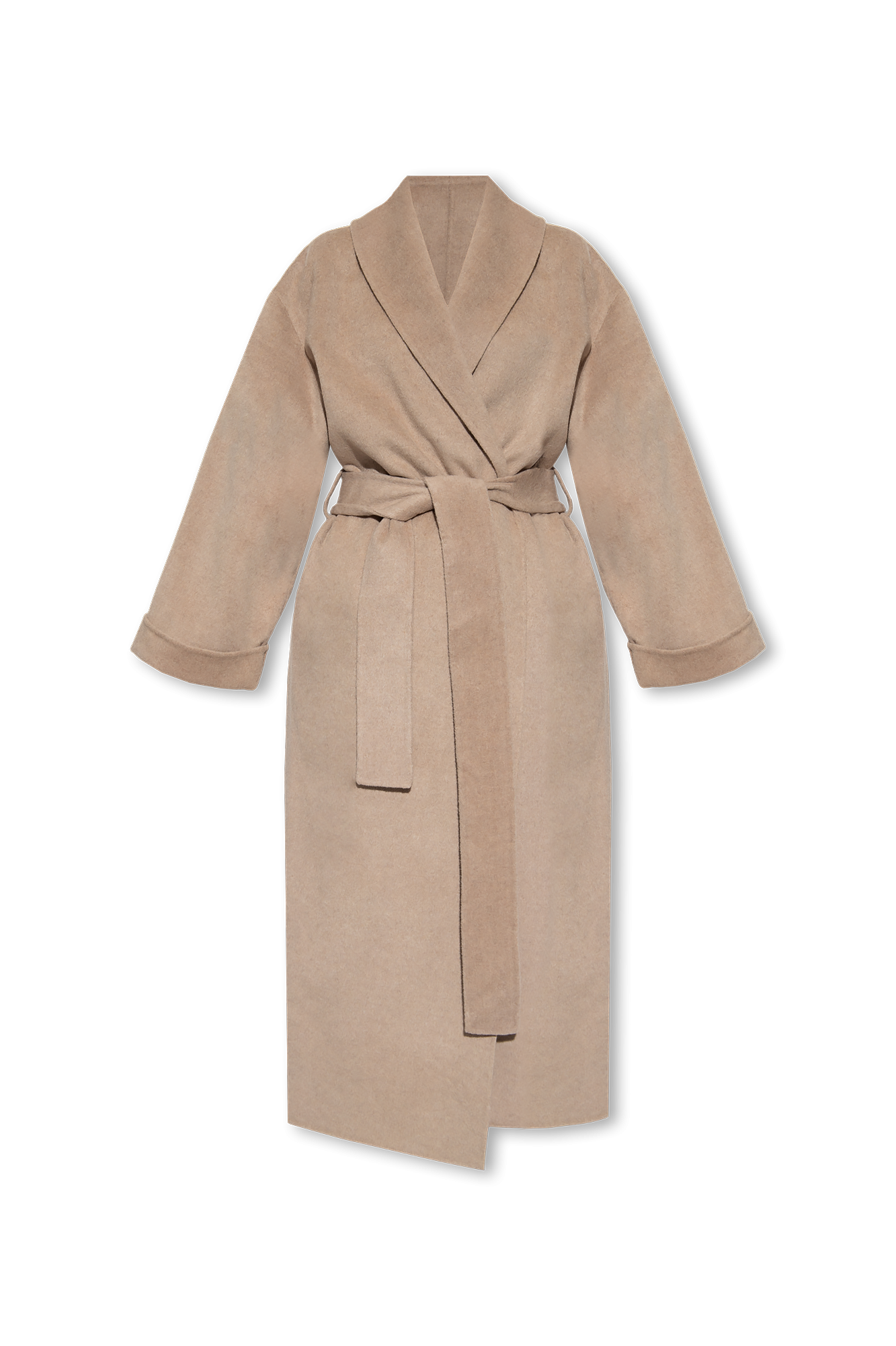 Beige Trullem wool coat By Malene Birger GenesinlifeShops Italy